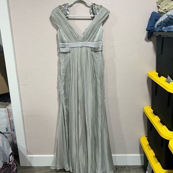 Silver Prom Dress - Picture 8 of 8